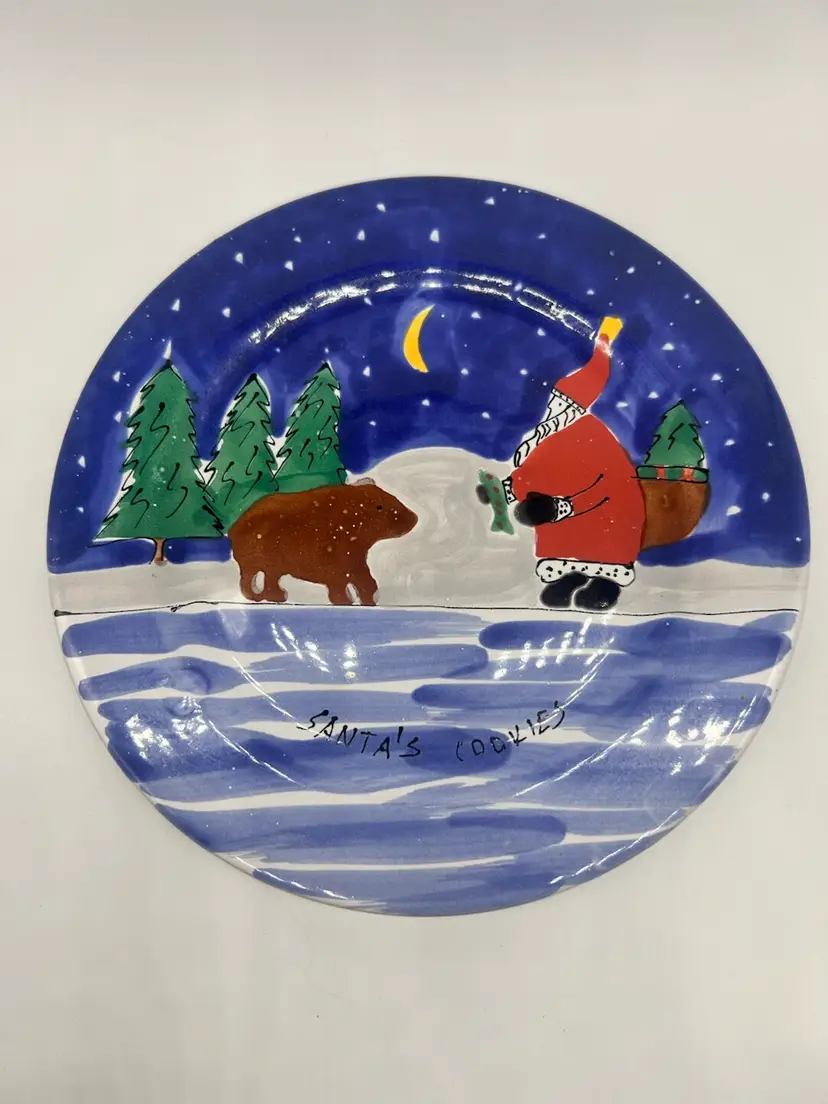 Santa’s Cookies Plate