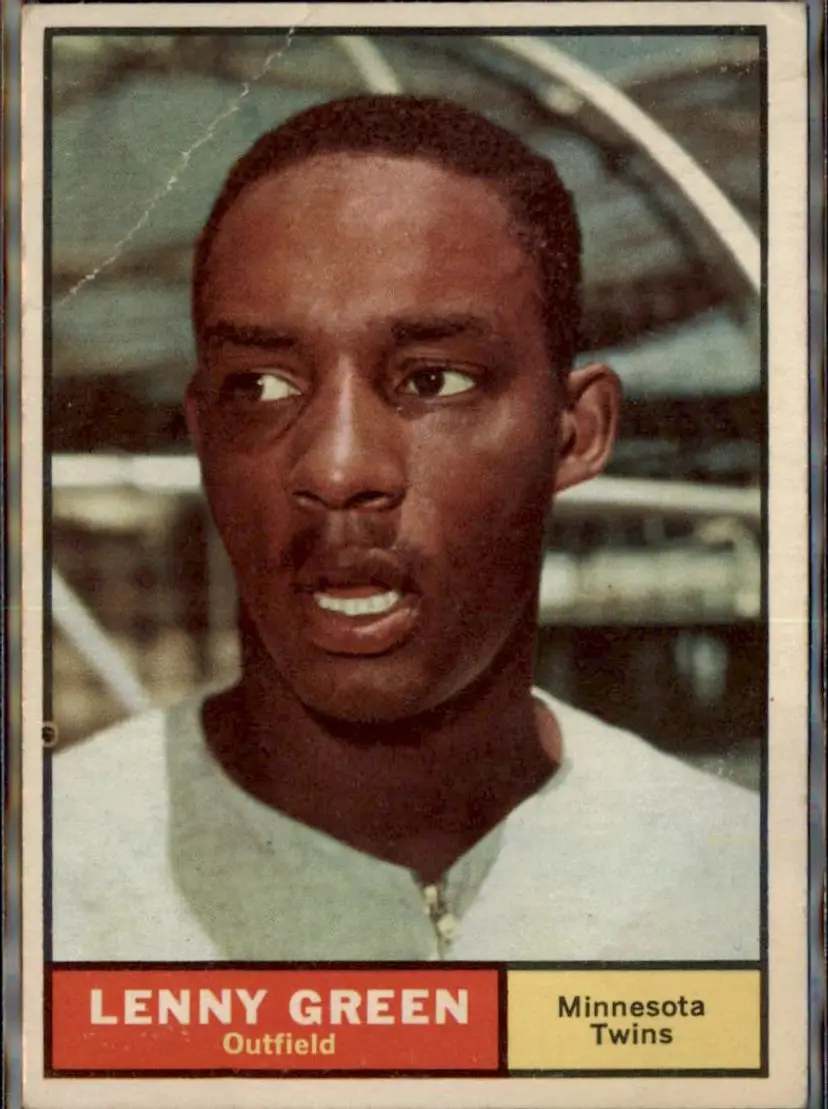 1961 Topps #4 Lenny Green - ( ) - Minnesota Twins