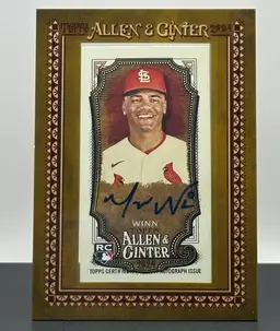 Masyn Winn Topps Allen & Ginter Mini Framed Autograph (RC)