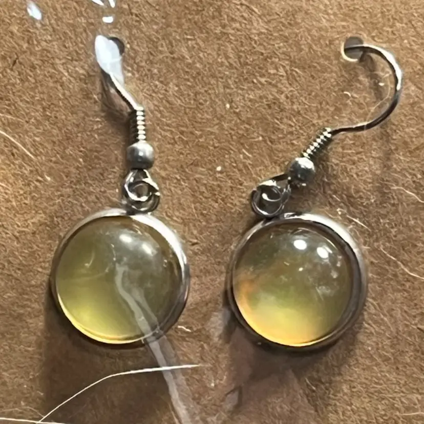 Dangle Moonstone Earring Handmade By Me As Pictured