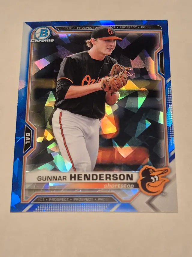 Gunnar Henderson 2021 Bowman Chrome Sapphire #BCP-49