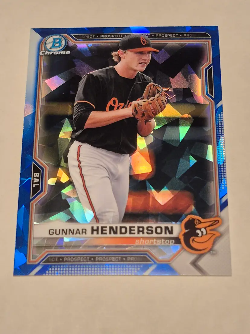 Gunnar Henderson 2021 Bowman Chrome Sapphire #BCP-49