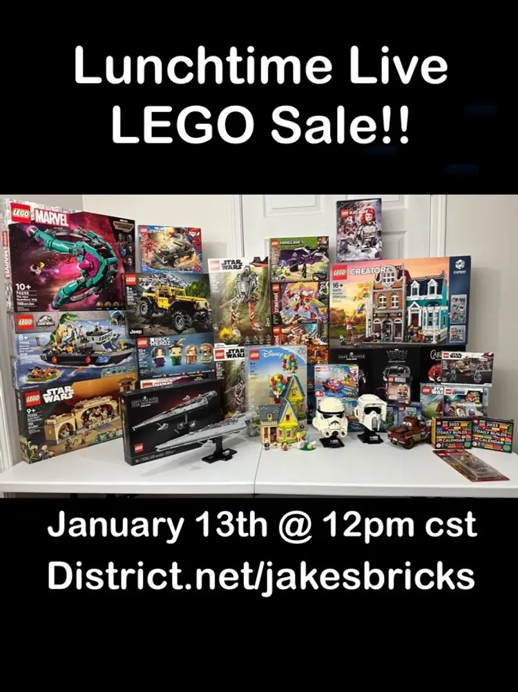 Lunchtime LEGO Live Sale! 