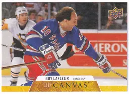 2020-21 Upper Deck Canvas #C249 Guy Lafleur RS New York Rangers Hockey Card