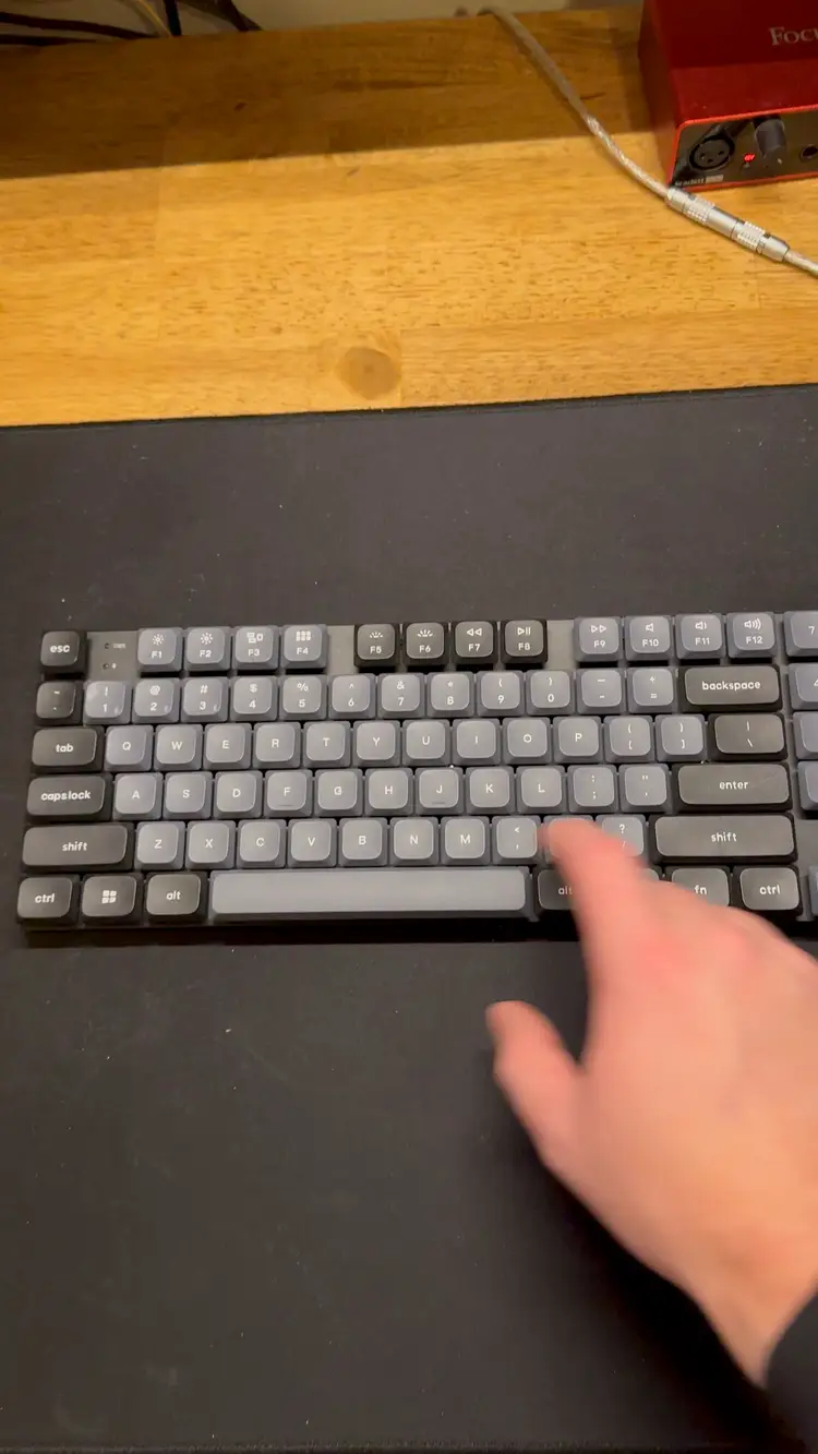 Keychron K13 Pro - Tape Mod