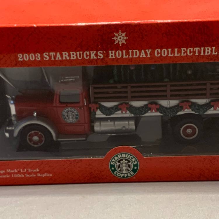 2003 Starbucks Holiday Collectable - Vintage 1940 Mack LJ Truck