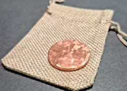 Golf Ball Marker - 1.25 inch diameter - Hand Hammered Copper Marker