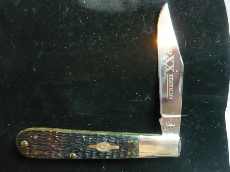 Case XX 1997 3 Dot 6143 SS Knife 04976 Limited Edition 1 of 2500 DK BLK RG JG