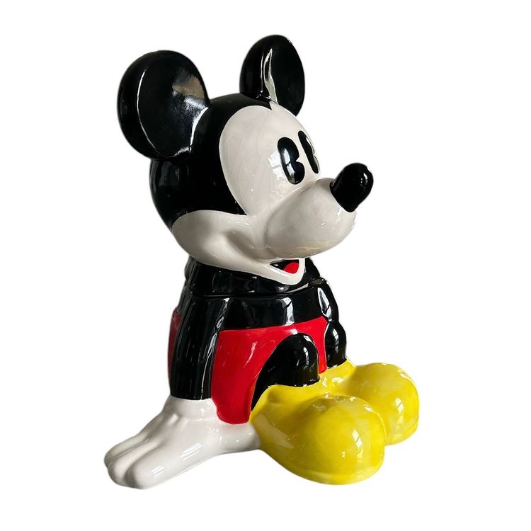 Vintage Treasure Craft Mickey Mouse Disney Ceramic Cookie Jar