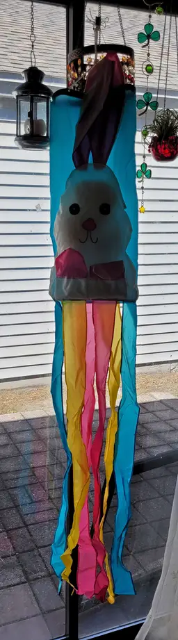 Vintage Easter Bunny Windsock c.1990s