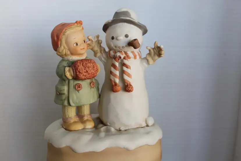 Memories of Yesterday 115401 Good Morning Mister Snowman Music Box Figurine