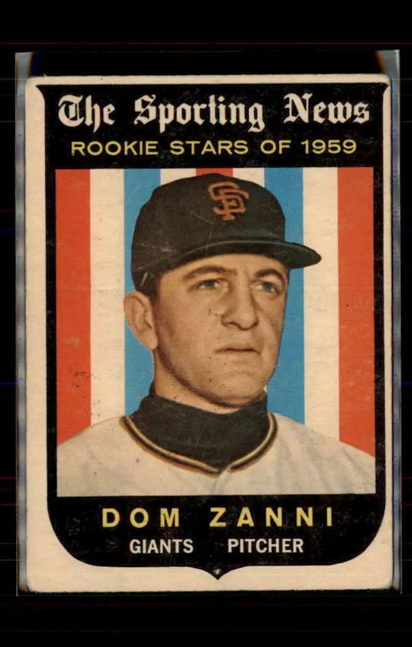 1959 Topps #145 Dom Zanni - (pk4) - San Francisco Giants