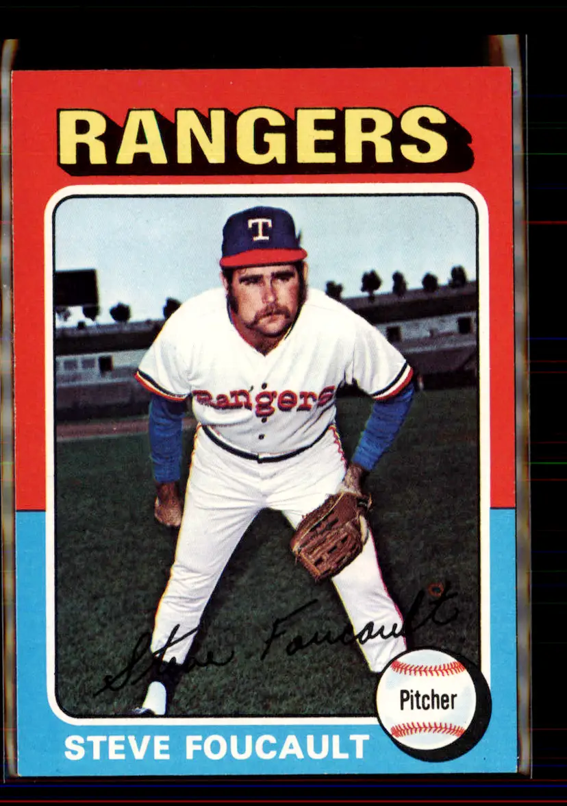 Steve Foucault 1975 Topps #283 - Texas Rangers - (pk4-193)