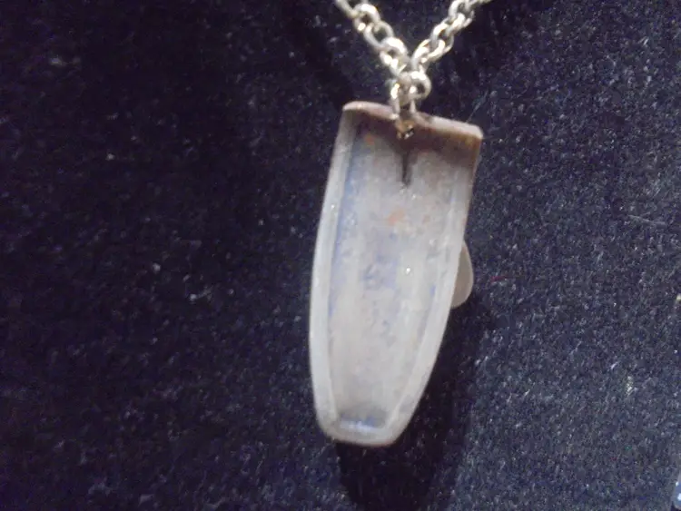 FlatWears Necklace made from Old Spoon with Drama Faces Charm