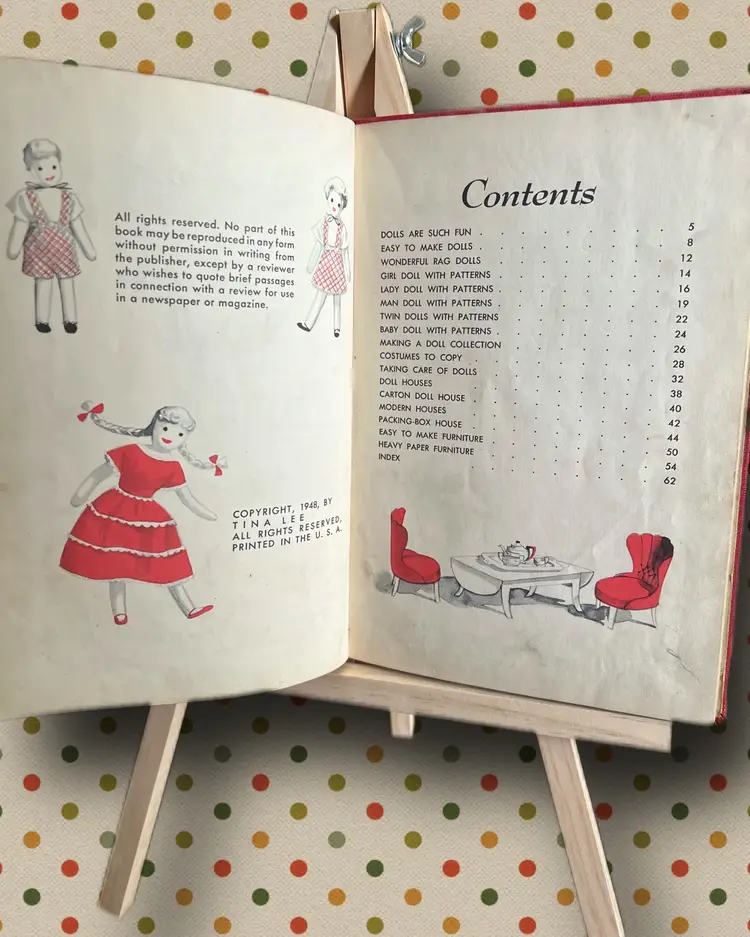 1948 How To Make Dolls And Doll Houses Book