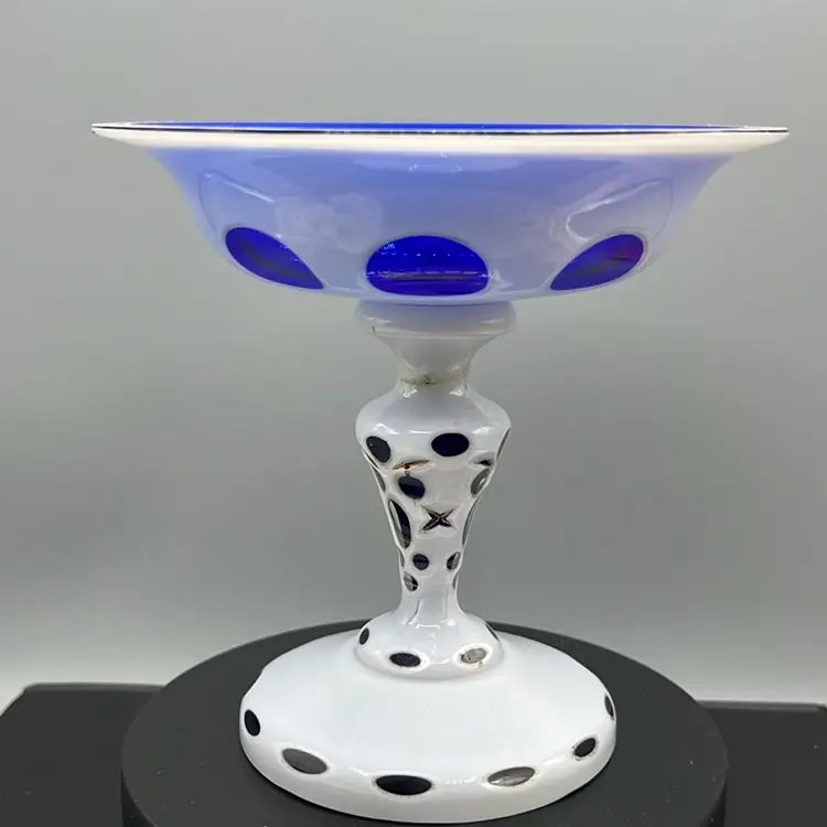 Bohemia Glass Compote