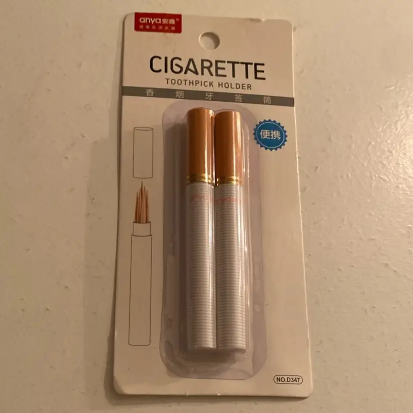 Two Cigarette Toothpick Holders