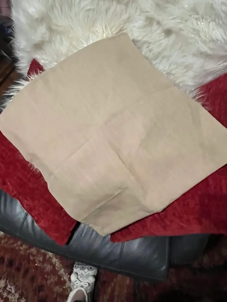 Burlap Throw Pillow Cover