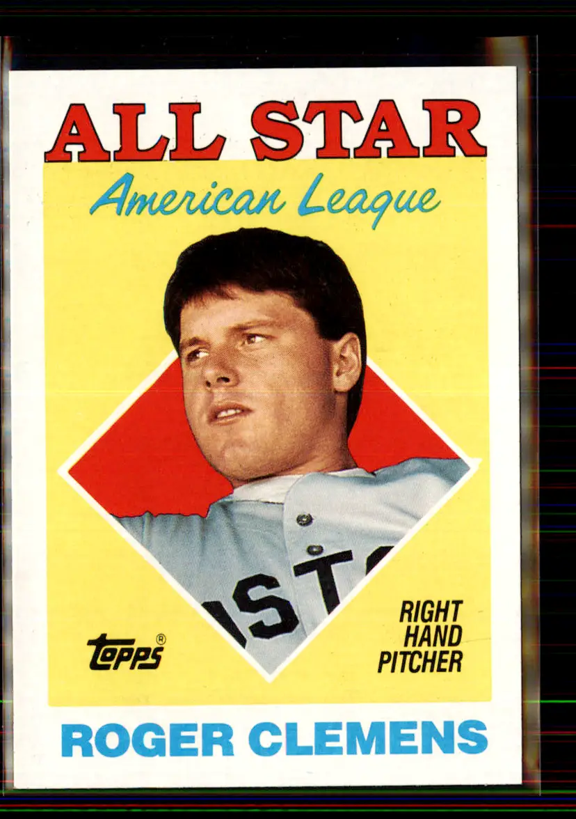 Roger Clemens 1988 Topps #394 - Boston Red Sox - (pk2-78)