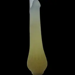 Fenton Custard Art Glass Vase “OVG” (Old Valley Glass) HTF apx 13”h 3”base HTF!!!