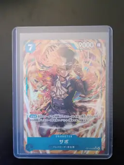 Sabo Holographic Trading Card One Piece