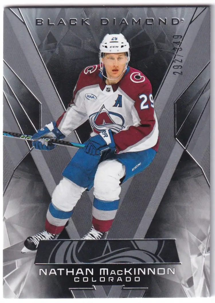 2025-26 Black Diamond #BDBNM Nathan MacKinnon Colorado Avalanche Hockey Card