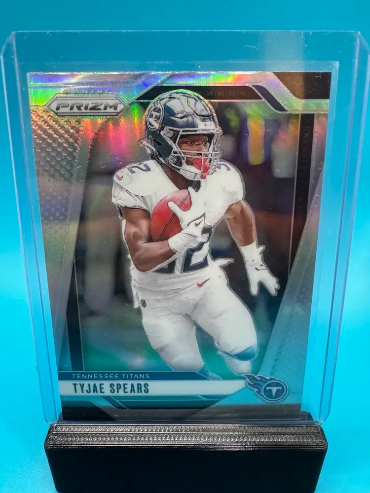 Tyjae Spears Prizm Silver Tennessee Titans