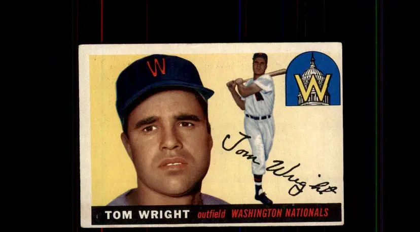 1955 Topps #141 Tom Wright - (pk-tl1) - Washington Senators