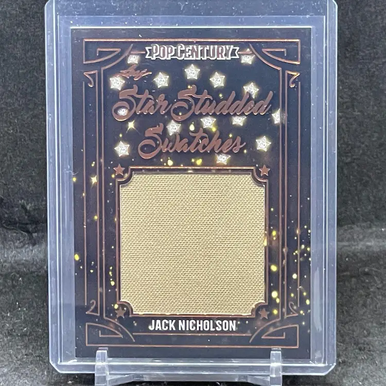 Jack Nicholson Leaf Pop Century Star Studded Swatches Card