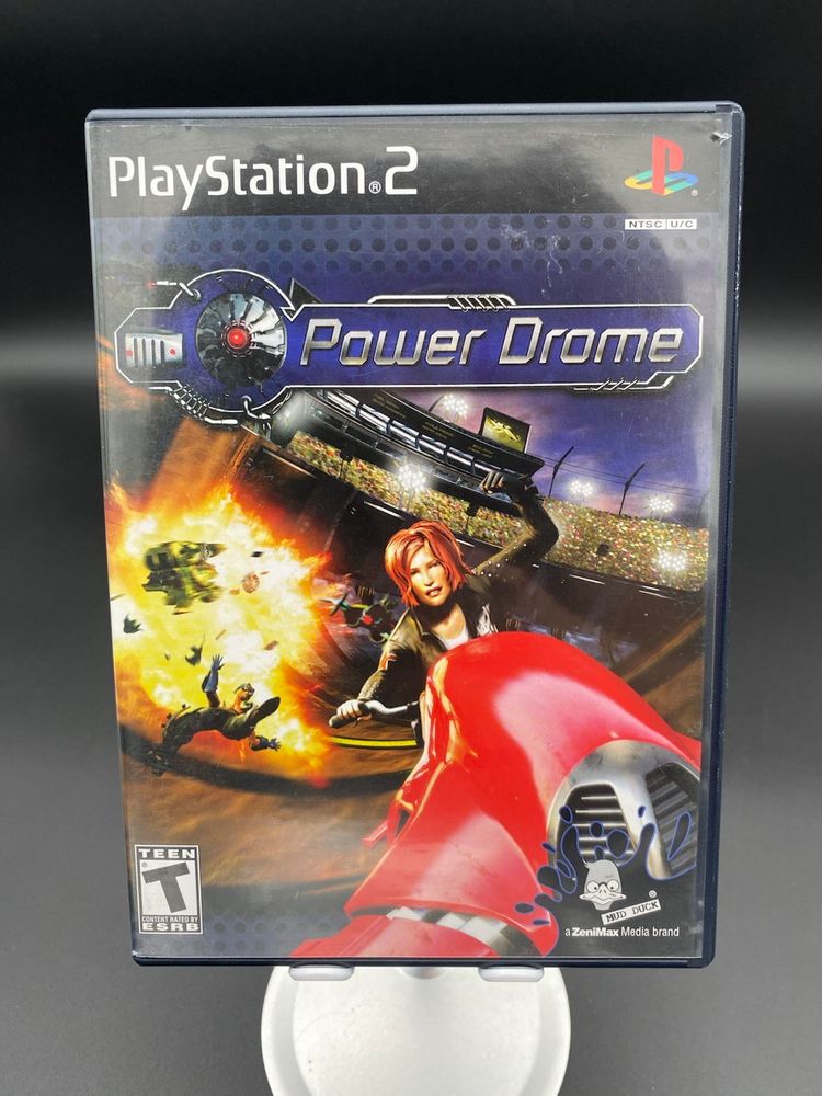 Power Drome PlayStation 2 Video Game - 2004 Mud Duck - Complete
