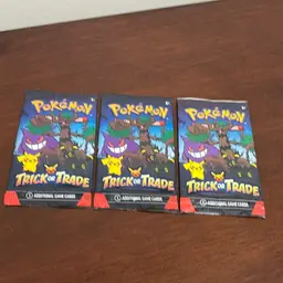 Lot Of 3 Pokemon Trick Or Trade Sealed Packs