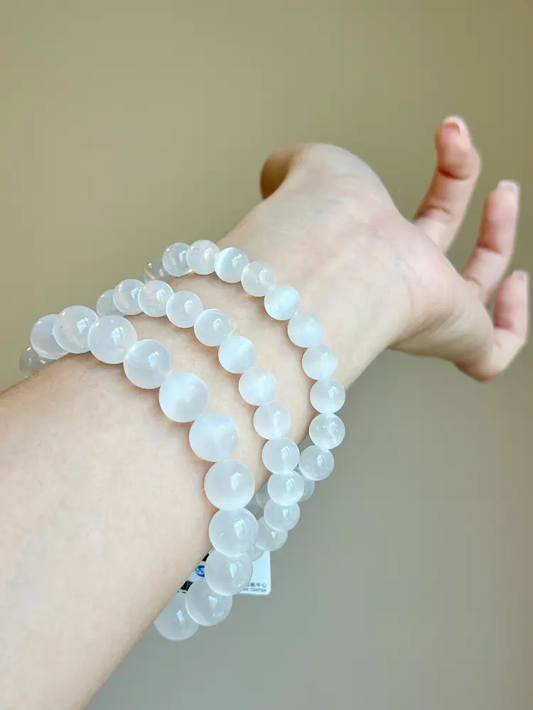 Selenite Bracelet 8mm