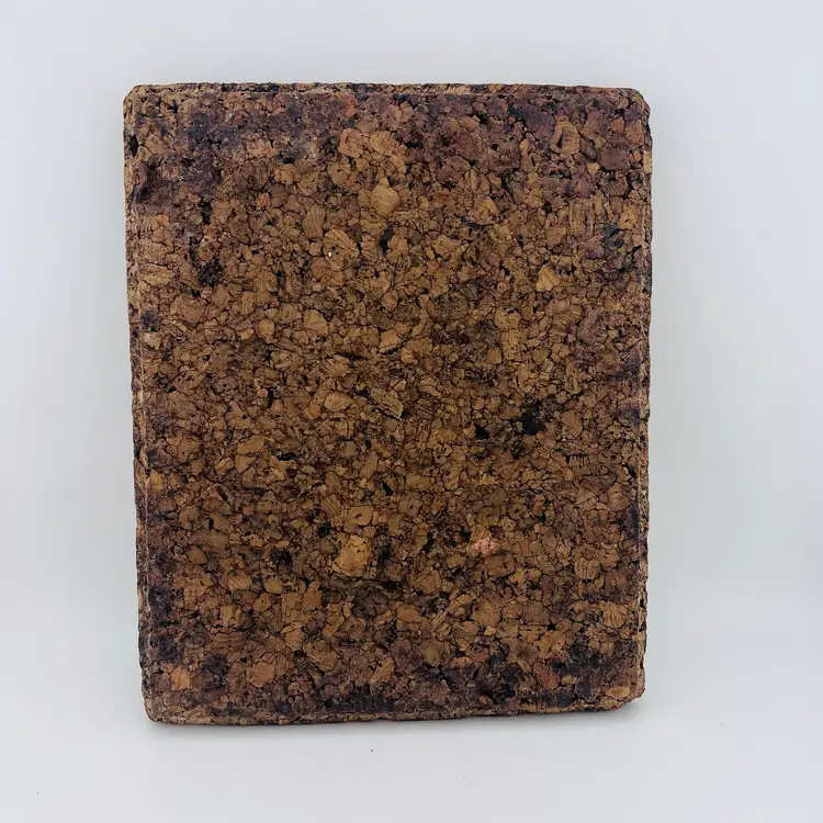 Vintage Cork And Ceramic Flower Trivet 8.25”x 10”