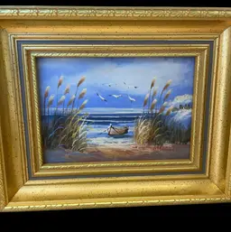 Precious Oil Painting Sea Oats