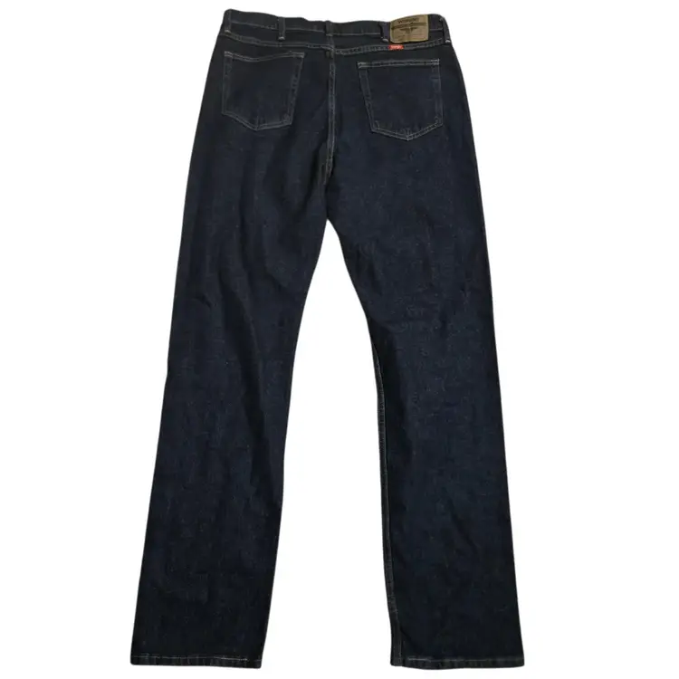 New Wrangler Regular Fit Comfort Flex 36x38 Jean Mens Dark Blue New With Tags