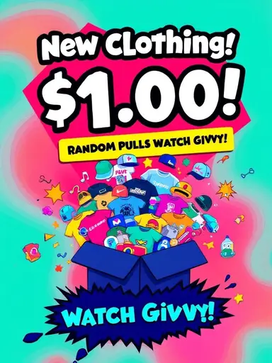 New Clothing $1.00 Starts 