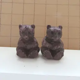 Little Brown Bear Cubs Salt and Pepper Shaker Set