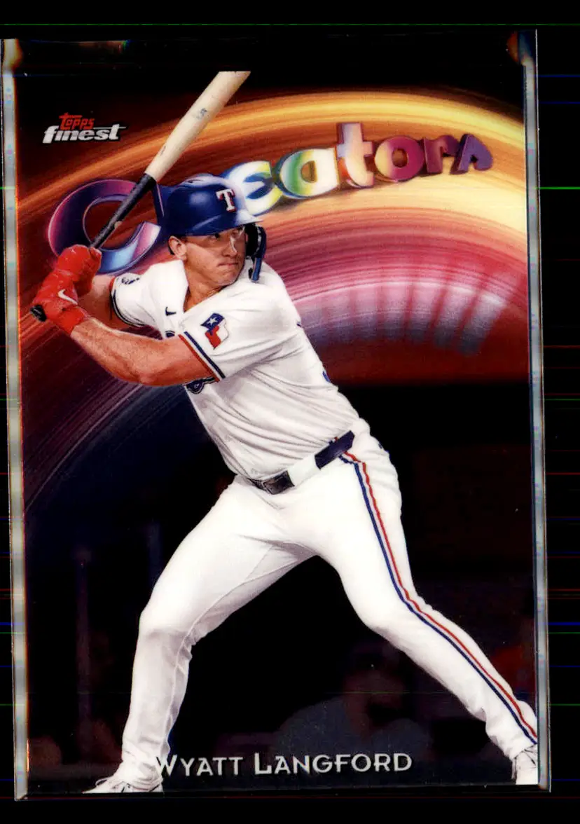 Wyatt Langford 2025 Topps Finest Creators #C-20 - (113) - Texas Rangers