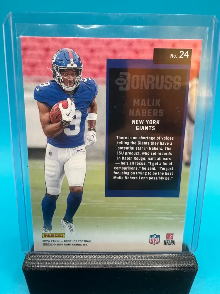 Malik Nabers Donruss Retro 2004 RC New York Giants