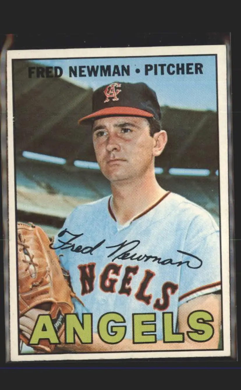 1967 Topps #451 Fred Newman - (137) - California Angels