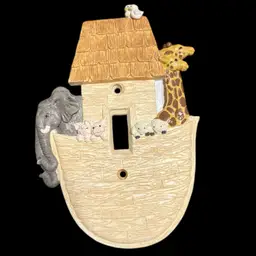 Vintage Vicki Lane Creative Design Noah’s Ark Lightswitch Cover