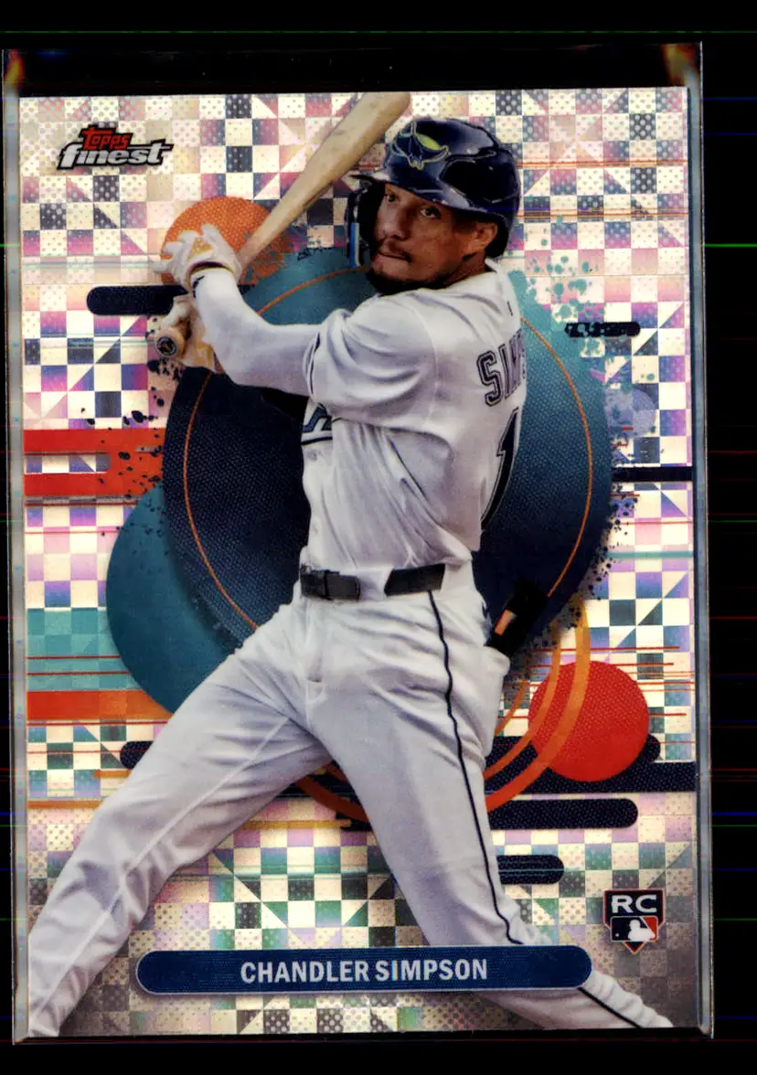 Chandler Simpson 2024 Topps Finest Prism Refractor #177 - (113) - Tampa Bay Rays