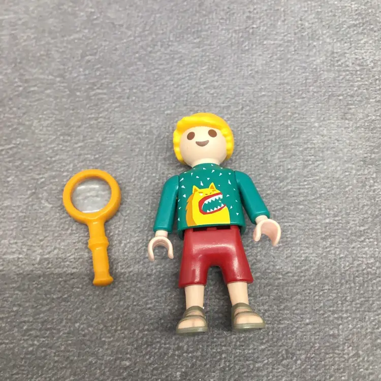 Playmobil Little Boy with Magnifying Glass