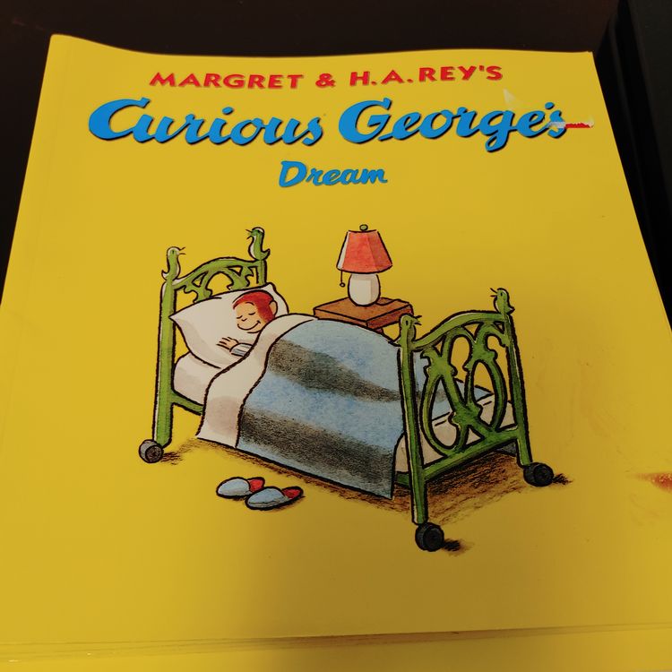 Curious George books- Dream and Flies a Kite