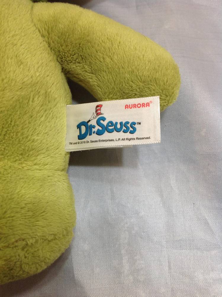Aurora 2020 Dr Seuss Baby Grinch Who Stole Christmas 10” Green Stuffed