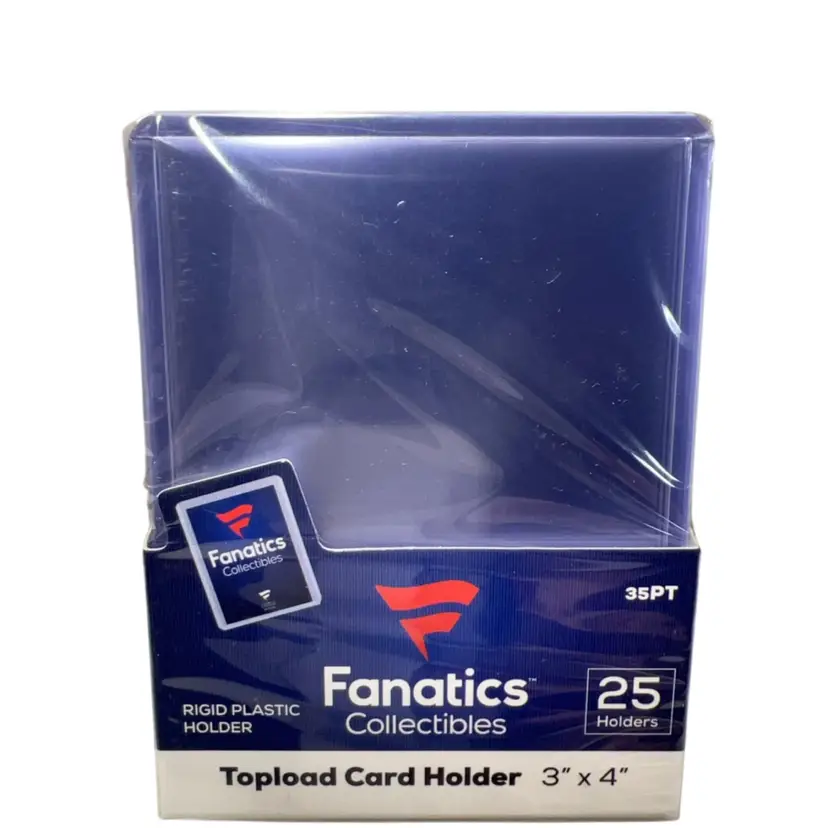 FANATICS standard 25pc Toploaders (stacked shipping) MBBSUP4 (LIMIT 5)