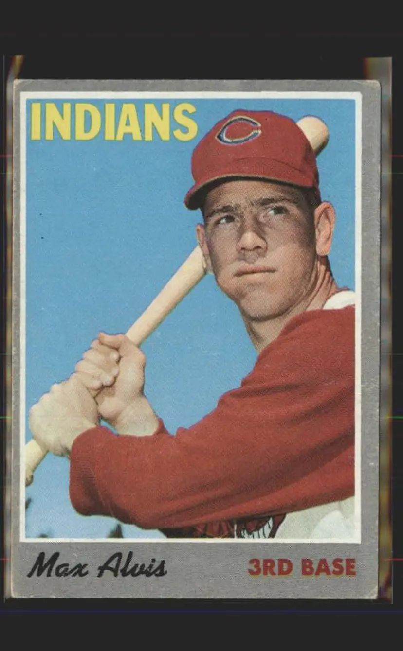 Max Alvis 1970 Topps #85 - () - Cleveland Indians