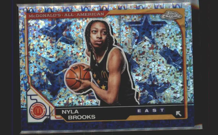 2025 Topps Chrome McDonald's #64 Nyla Brooks McFlurry Refractor - (140)