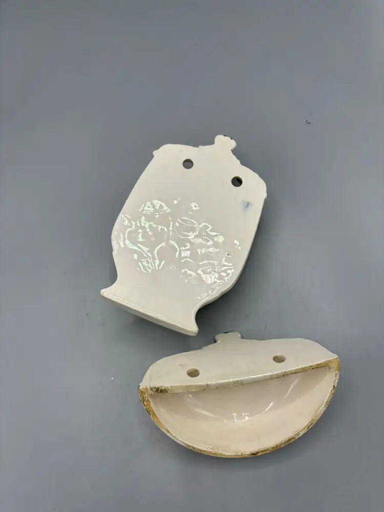 Rooster 2 piece ceramic wall hanging