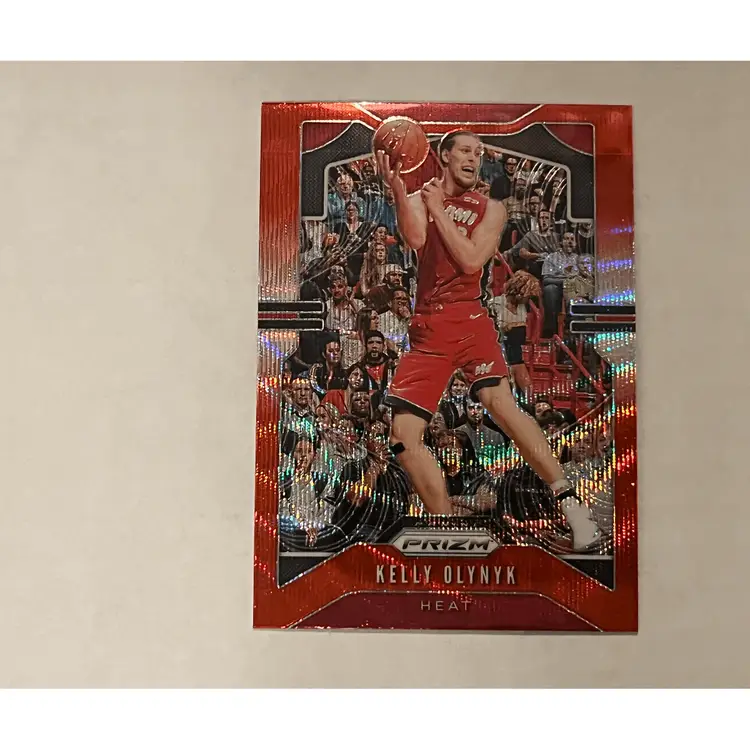 2019-20 PANINI PRIZM KELLY OLYNYK #146 RUBY WAVE